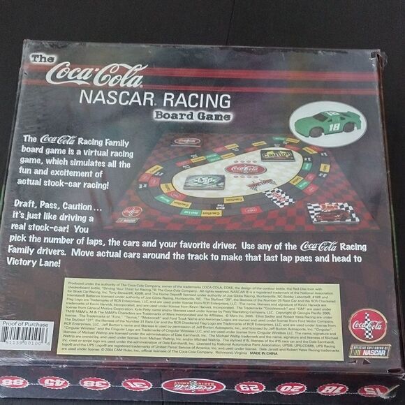 The Coca Cola Nascar Racing Board Game  2003 1st Edition~ New & Factory Sealed! - Picture 3 of 3